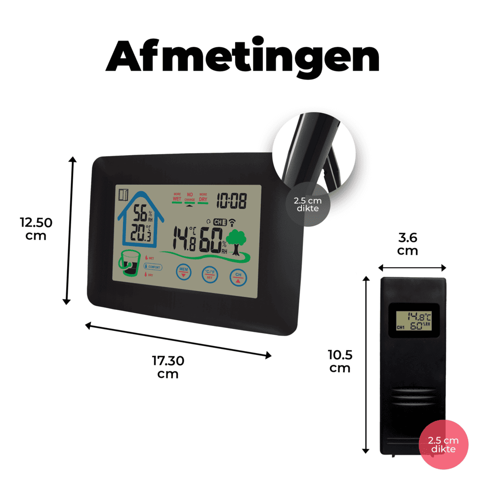 Denver WS520 binnen en buiten weerstation