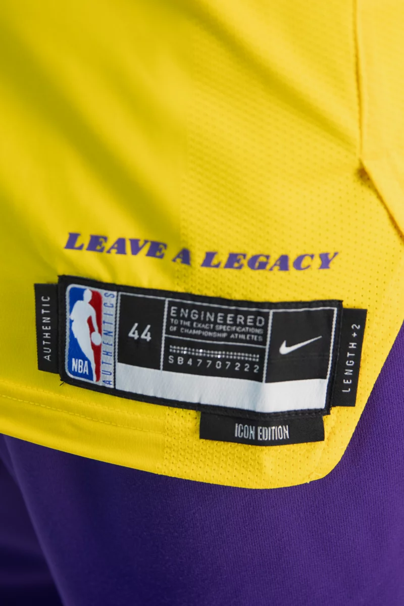 Nike Los Angeles Lakers Icon Edition LeBron James Herren Basketballtrikot