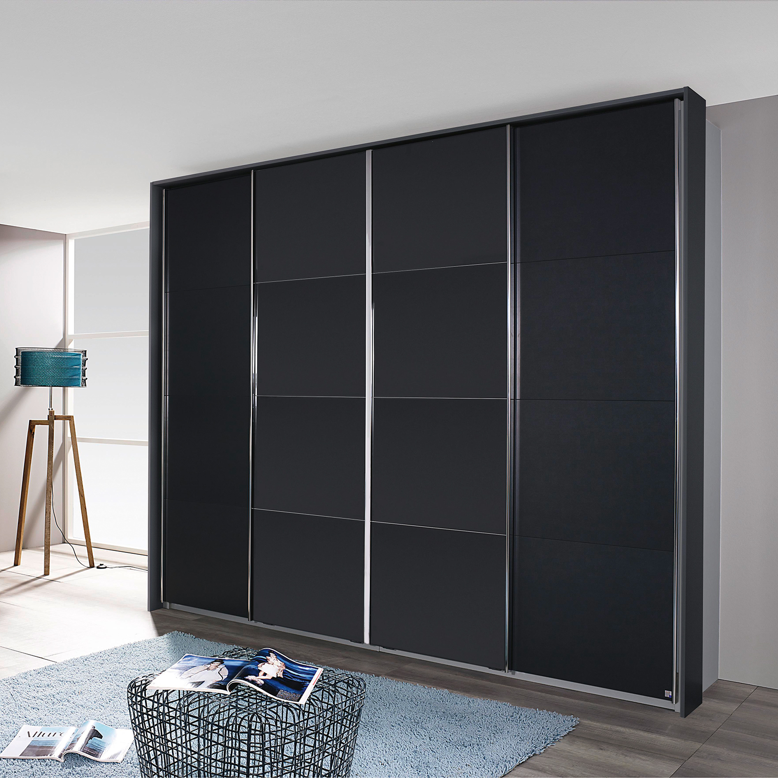 Passepartout - grau metallic - basalt