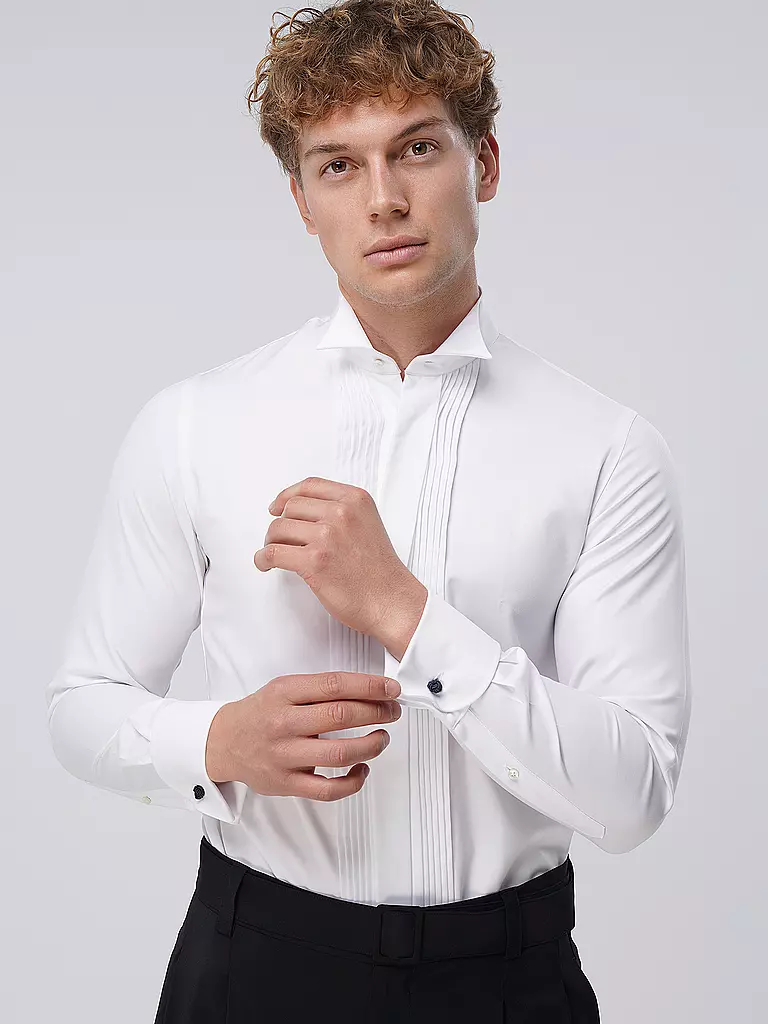 PROFUOMO Hemd Slim Fit weiss