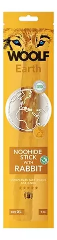 Woolf Earth Noohide sticks rabbit - XL - 1 stk.