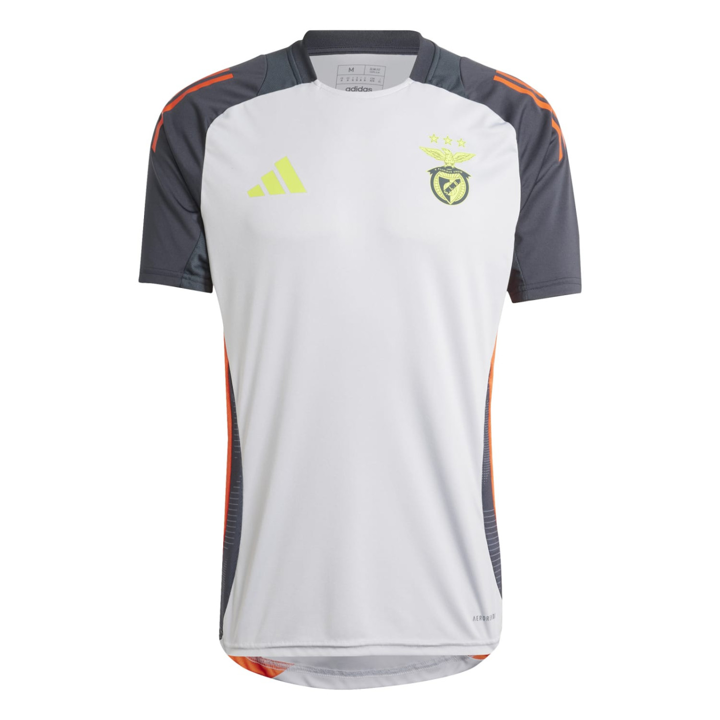Adidas Benfica Trainingsshirt 2024-2025 Lichtgrijs Donkergrijs