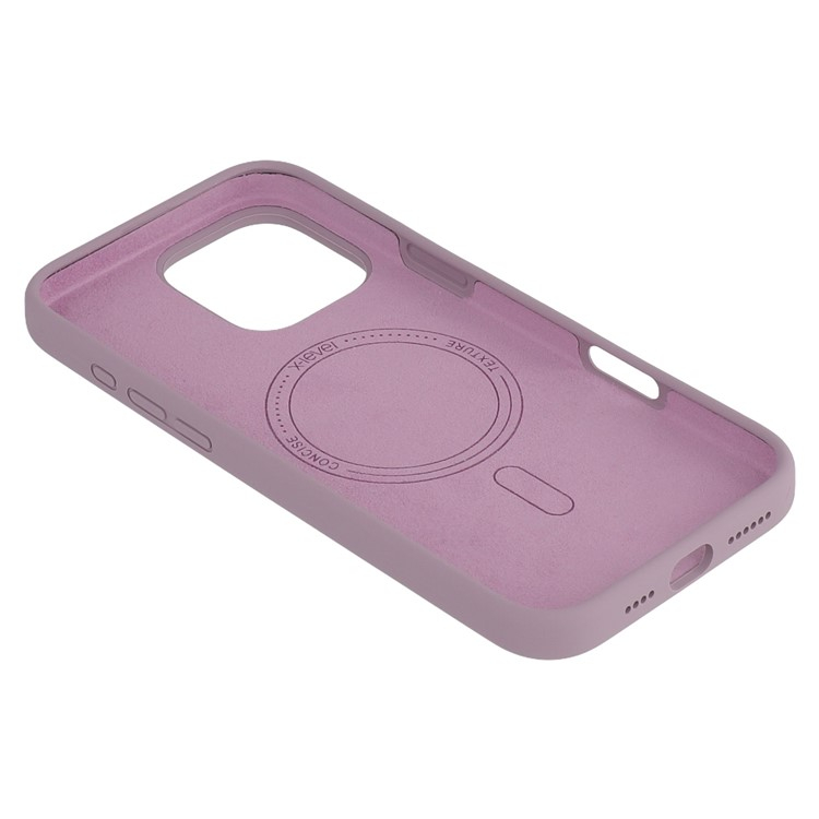 iPhone 16 Pro MagSafe Silikon Case Hülle - Rosa