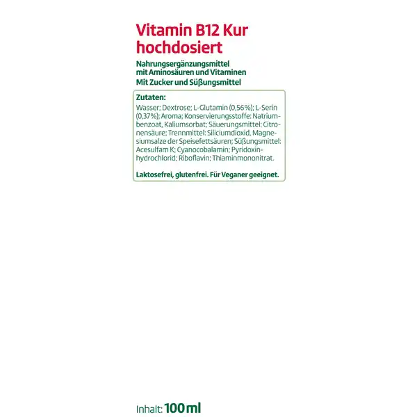 Vitamin B12 Kur hochdosiert