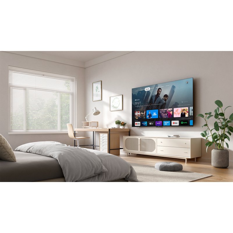 TCL TV LED 4K 108 cm 43P6K 4K HDR avec Google TV 2025