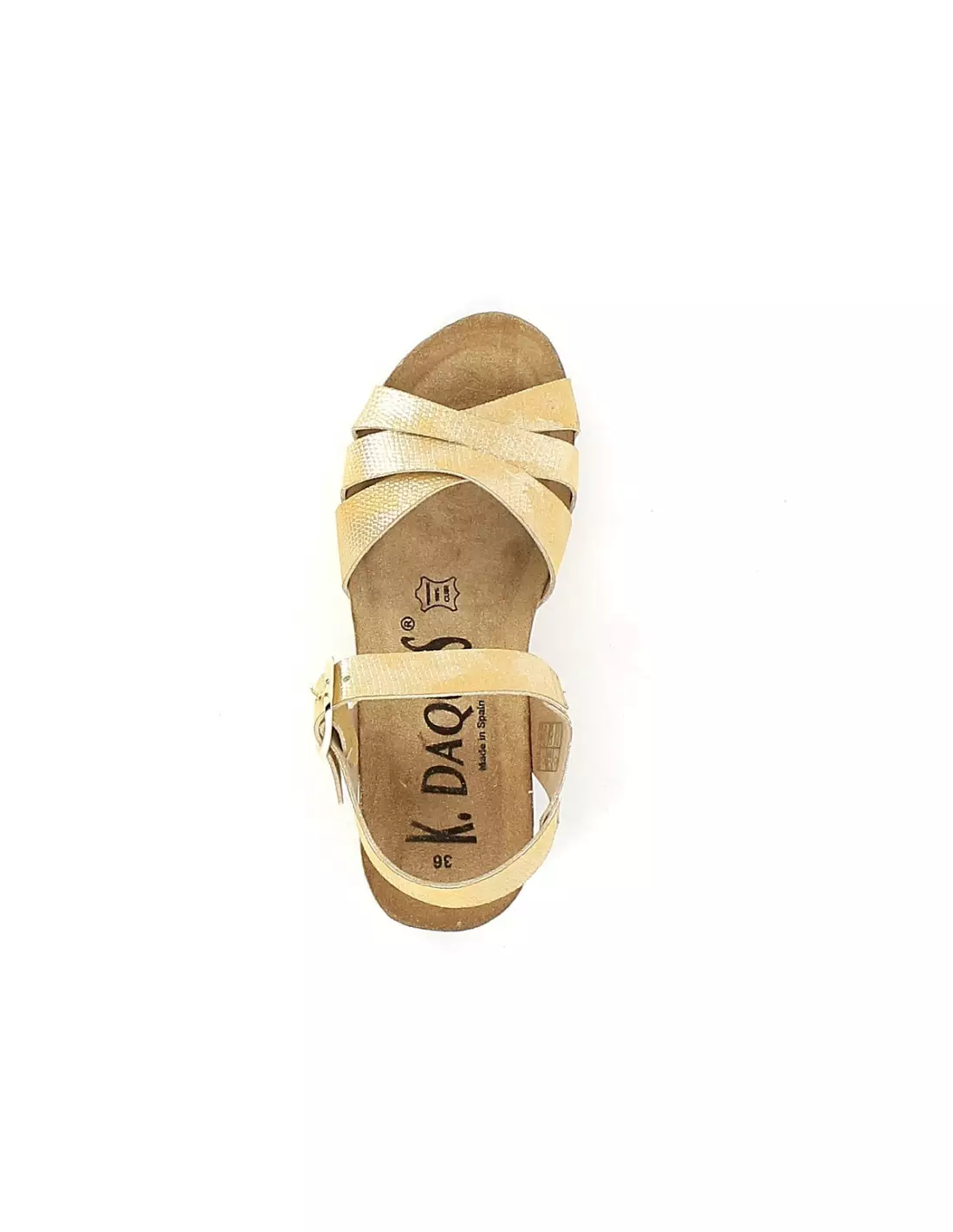 K DAQUES CALELLA - Sandales & nu-pieds Jaune
