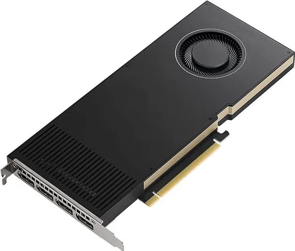 NVIDIA RTX A4000 - grafikkort - RTX A4000 - 16 GB GDDR6 - PCIe 4.0 x16 - 4 x DisplayPort