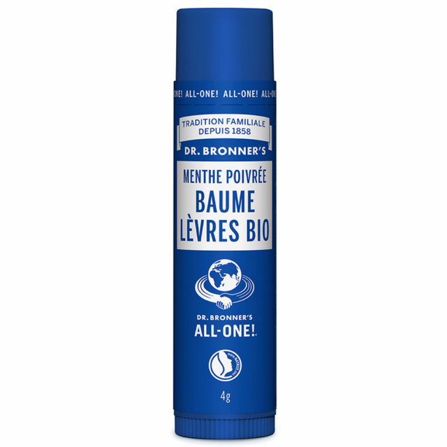 Baume Lèvres Bio menthe poivrée DR.BRONNER'S