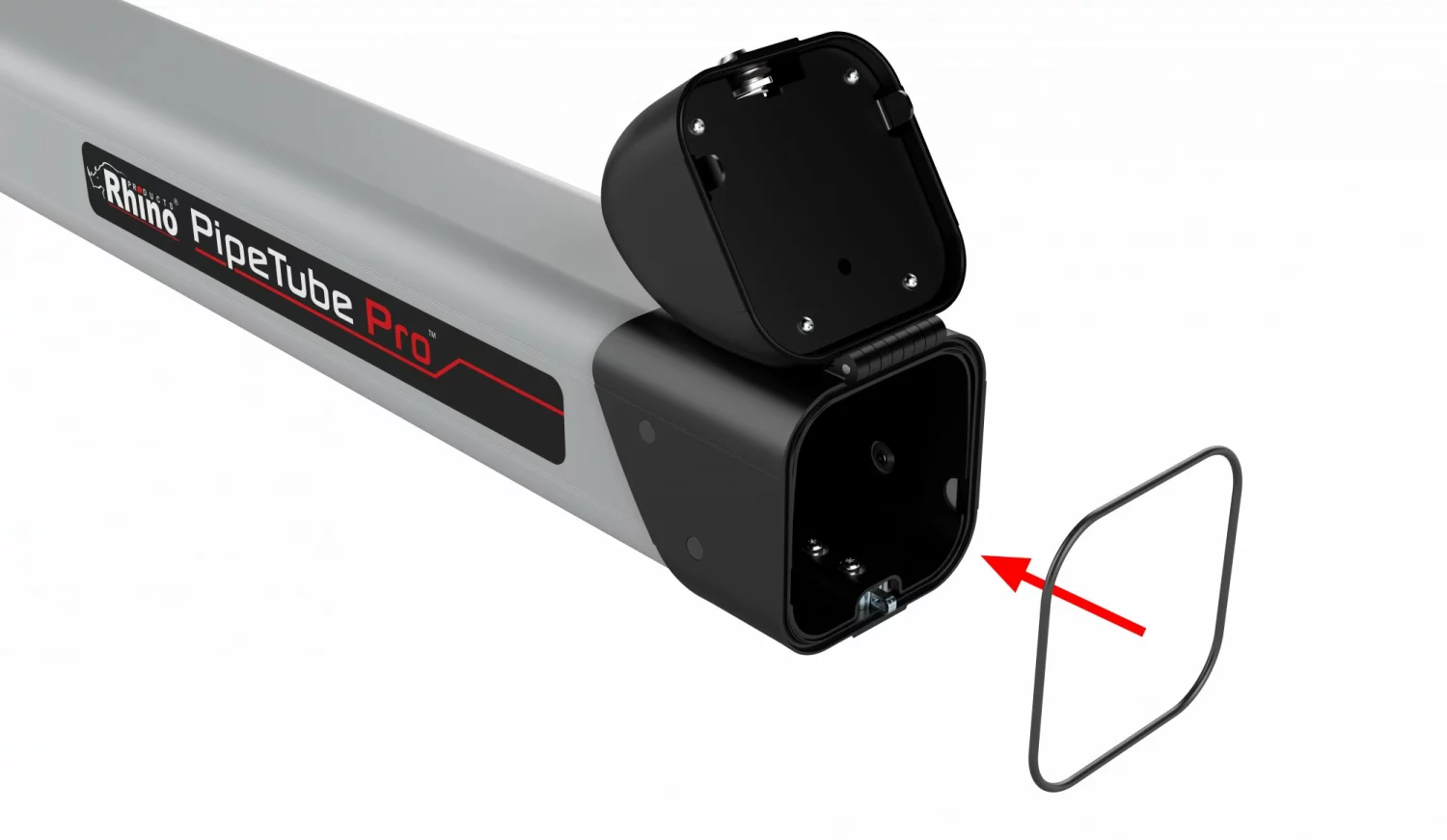 Rhino RP24 PipeTube Pro Buizenkoker - aluminium - 4 meter