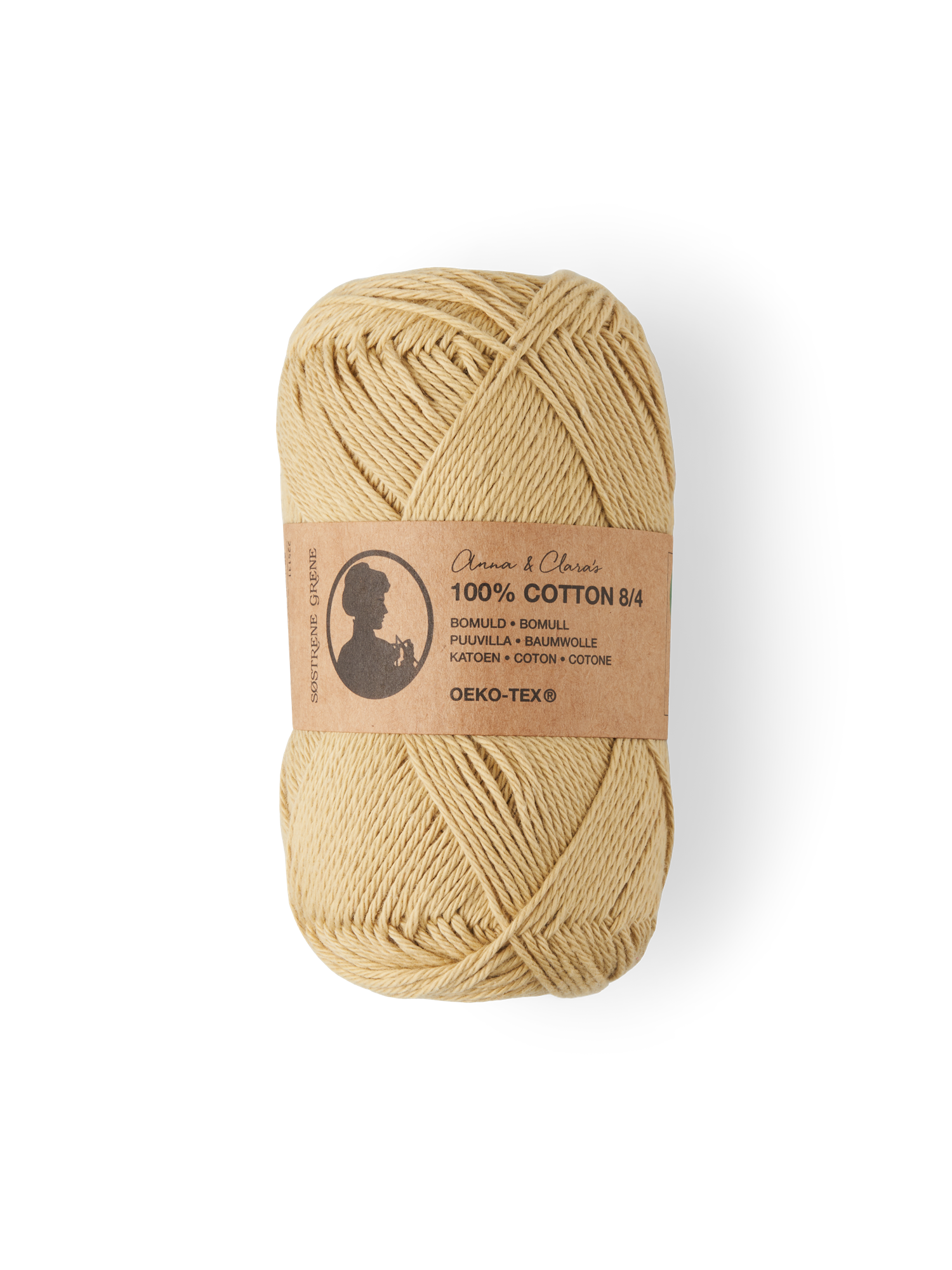 Garn 8/4 | Bomuld. 50 g = 160 m. | Khaki