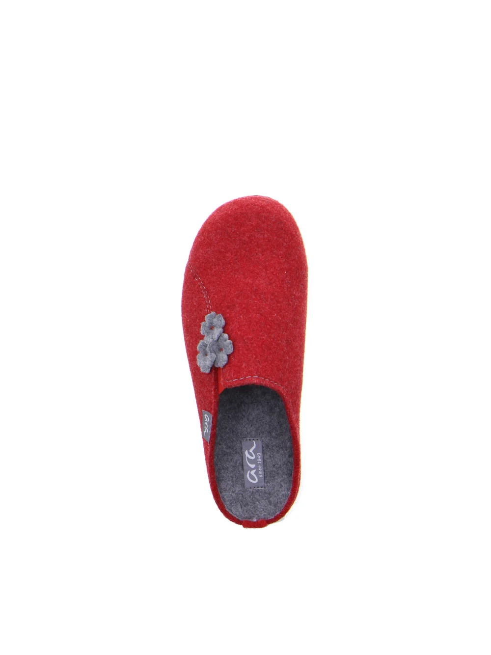 Hausschuh Cosy rot