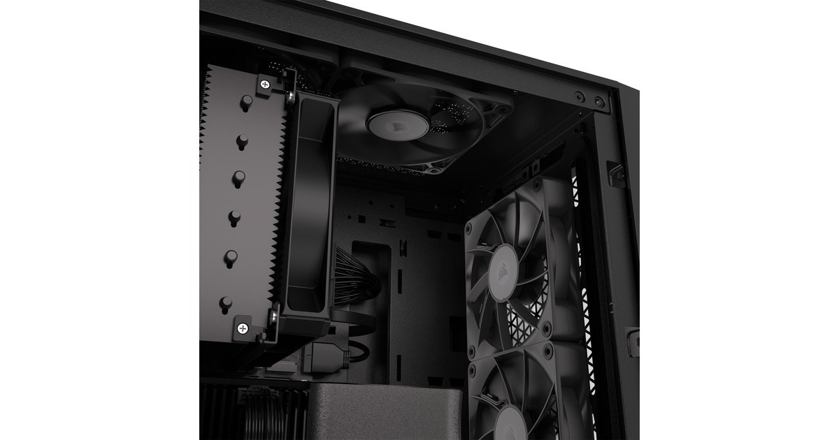 CorsairiCUE LINK RX120 Starterskit case fans  (Zwart, 3 stuks, 120 x 120 x 25 mm, PWM)