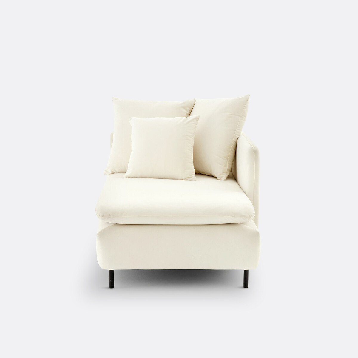 LA REDOUTE INTERIORS<br>Poltrona conversível em veludo D158 cm, Ivete