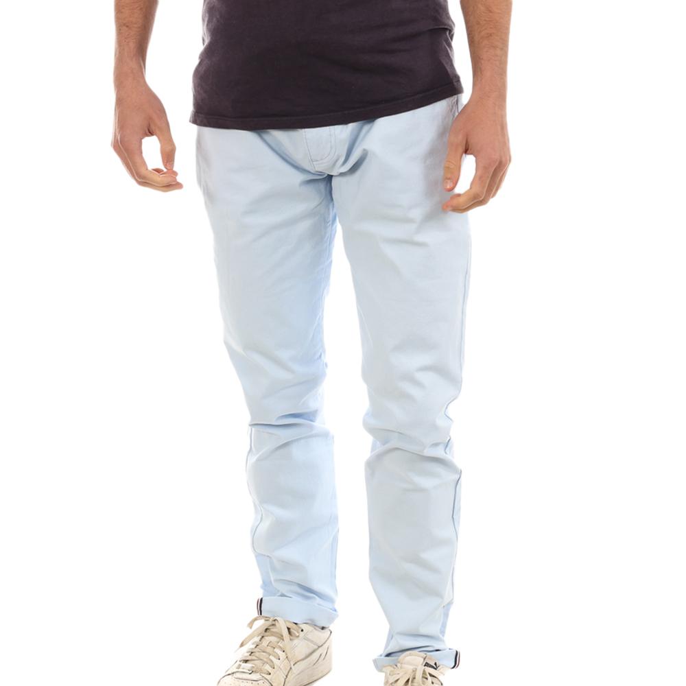 La Maison Blaggio Pantalon Chino Bleu Homme La Maison Blaggio TOSCANE