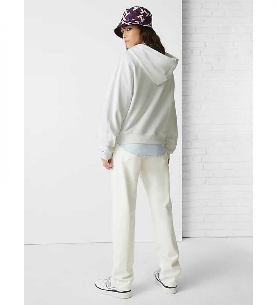 Moletom Tommy Hilfiger TH Monogram, Branco