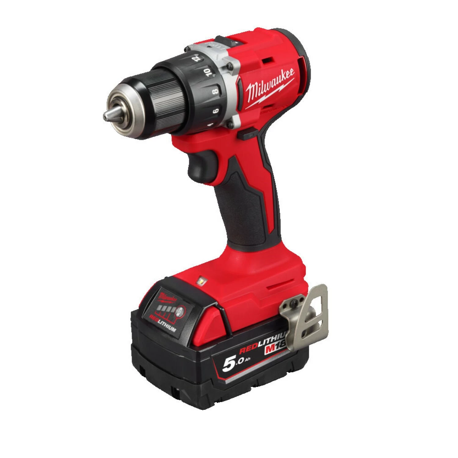 Milwaukee M18 BLDDRC-502C 18V Li-ion accu boor-/schroefmachine (2x 5.0Ah accu) set in koffer