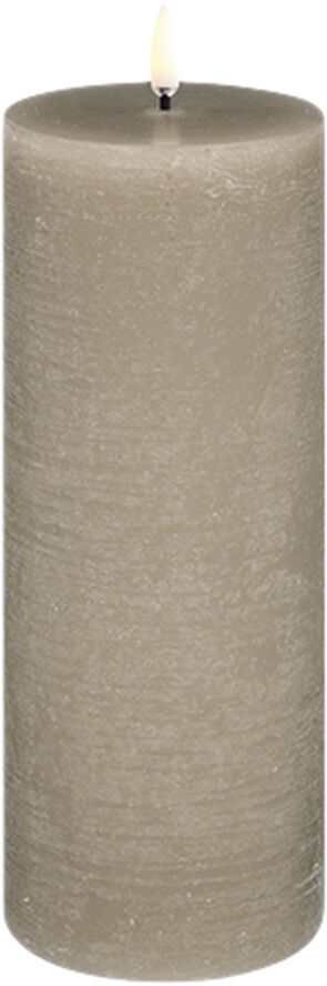 Uyuni LED pillar candle, Sandstone, Rustic, 7,8x20,3 cm Sand