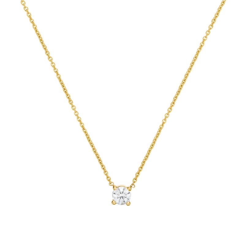 Collier Or Jaune et Diamant