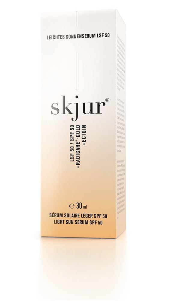 SKJUR Sonnenserum<br>30 ml, Pipettenflasche, LSF50 leicht