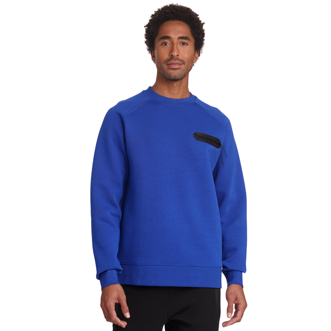 VanVaan Herren Sweatshirt mit Zippertasche blau