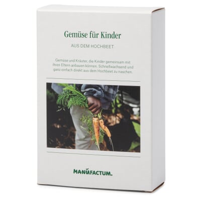 Saatgut Gemüse anbauen im Hochbeet – mit Kindern