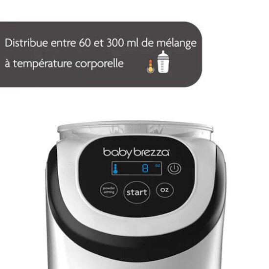 Préparateur de Biberons Formula Pro Mini   Noir et Blanc        de               Baby Brezza