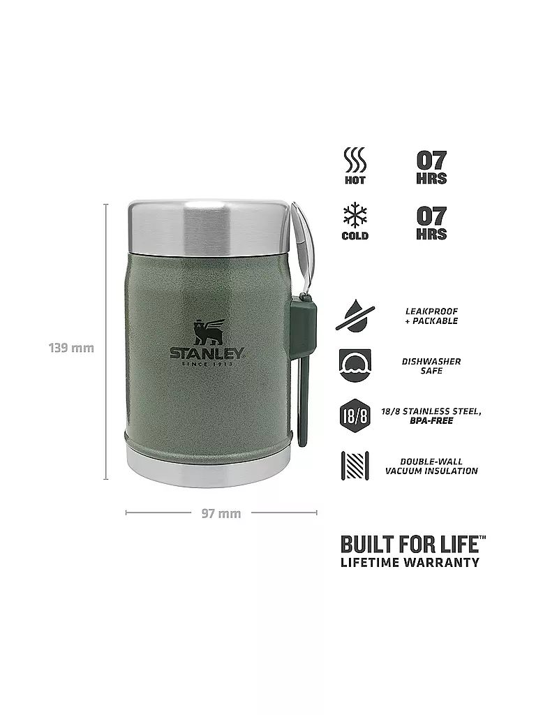 STANLEY Thermosbehälter Food Jar 0,4l Grün grün