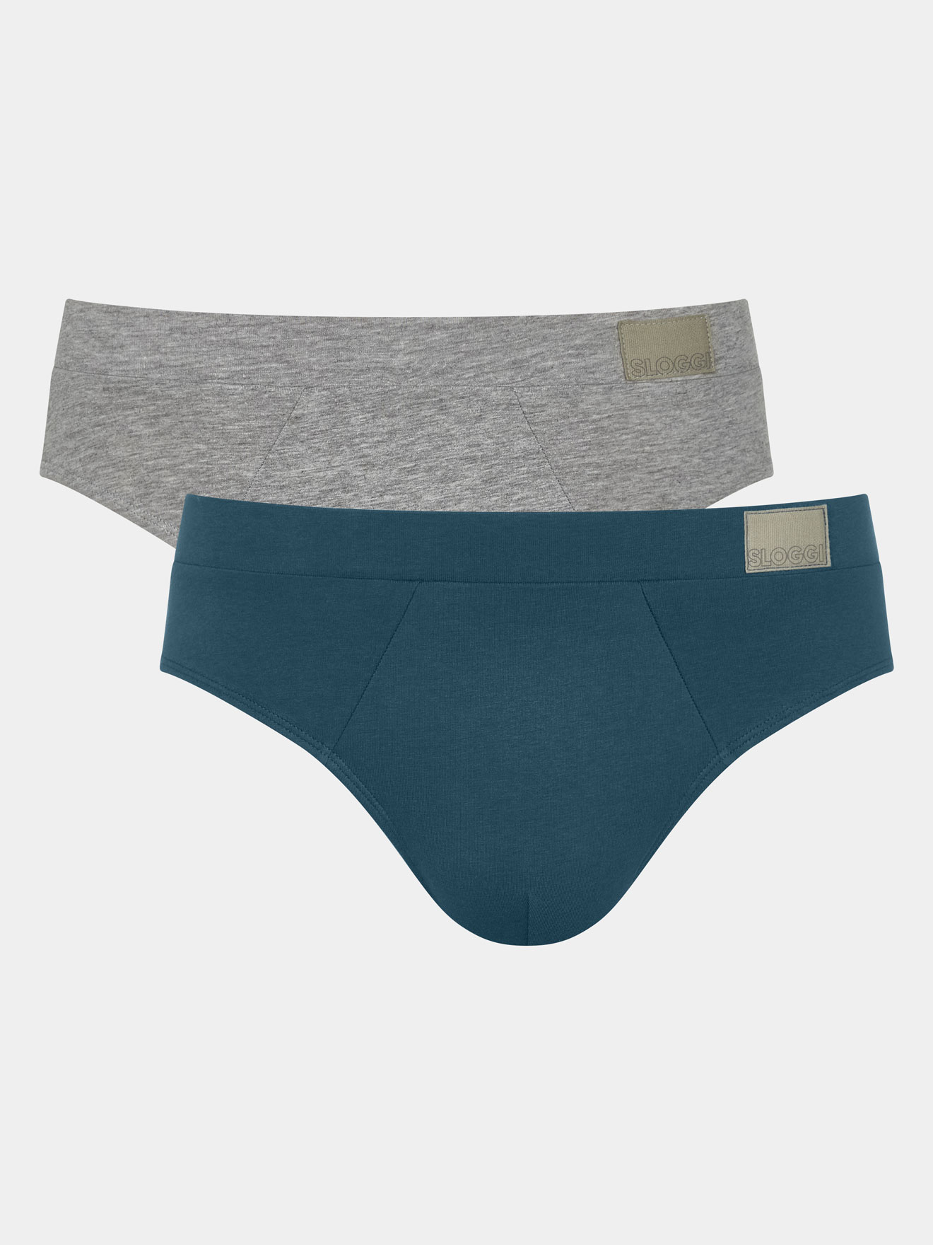 Lot de 2 slips midi GO Natural Brief