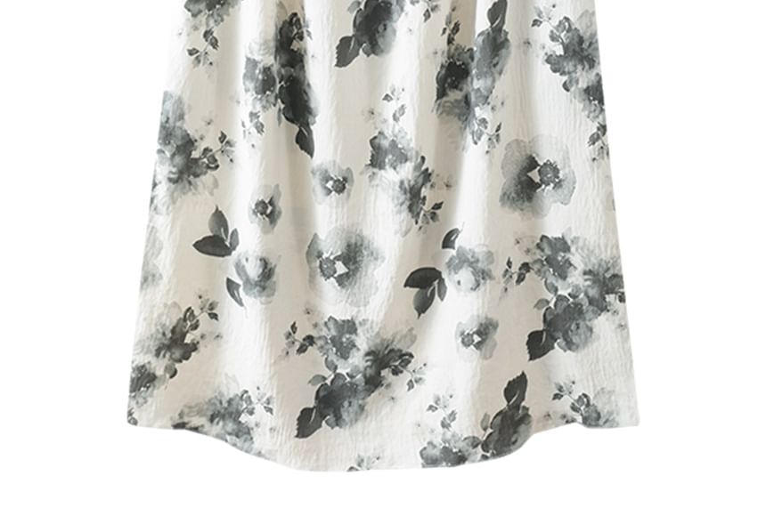 Jeony - Pyjamajurk met bloemenprint
