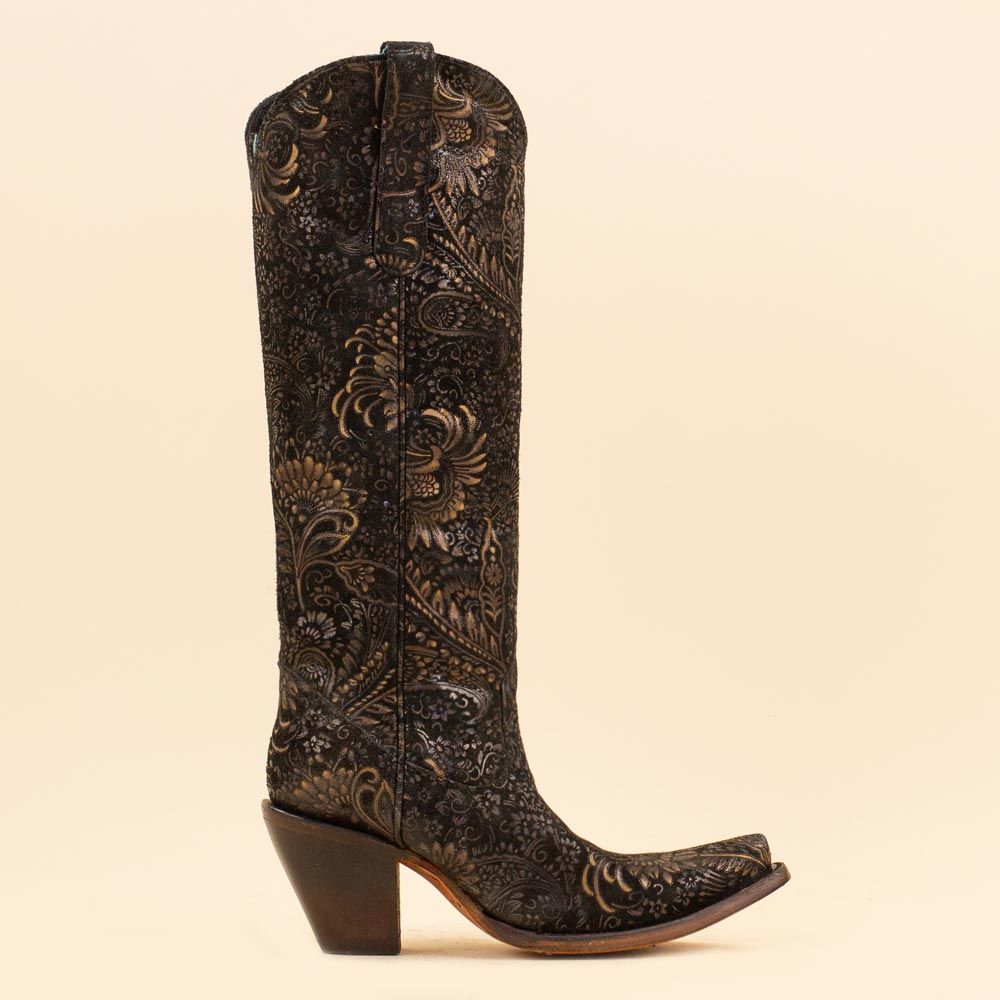 Corral cowboyboots A4481 black - gold