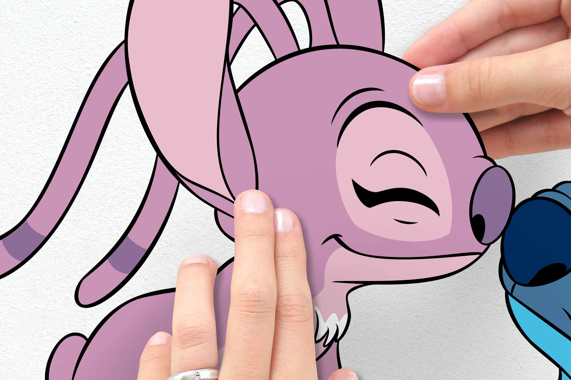 Komar Wandtattoo »Stitch and Angel Cutie - Grösse 50 x 70 cm« selbstklebend, Wandsticker, Kinderzimmer