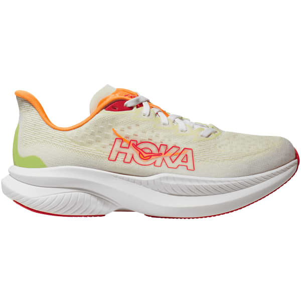 Chaussure running HOKA ONE ONE MACH 6 W WHITE / LETTUCE