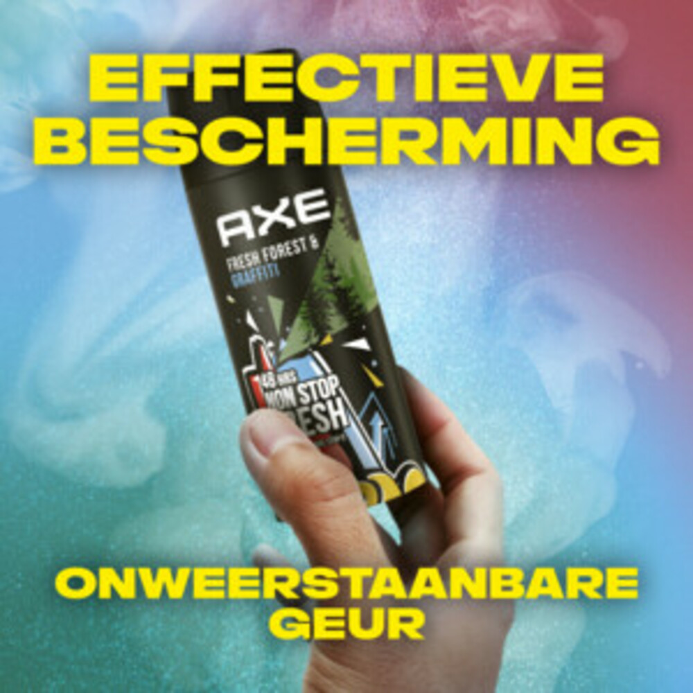 6x Axe Deodorant Bodyspray Forest en Graffiti150 ml