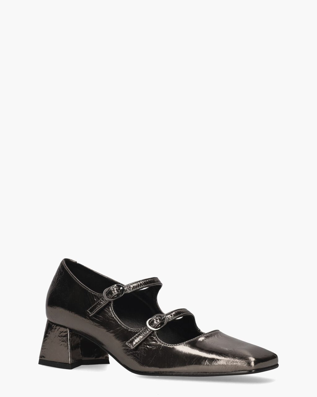Zinda 2896 Zilvergrijs Dames Gespschoenen