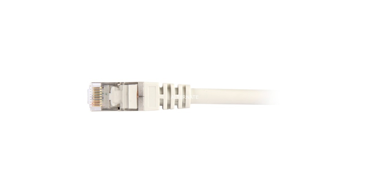 SharkoonPatchkabel SFTP, RJ-45 met Cat.6  (Grijs, 20 meter)