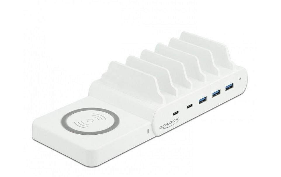Ladestation 41450 mit Wireless ChargerLadestation mit einer Gesamtleistung bis zu 110W