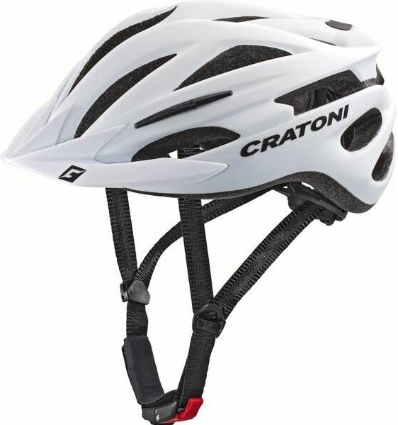Cratoni Pacer Fietshelm, wit Hoofdomtrek L/XL | 58-62cm