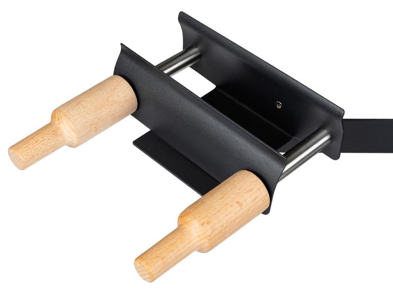 FURBER Raclette-Gerät Melty Schwarz Kipp- und höhenverstellbarer Käsehalter