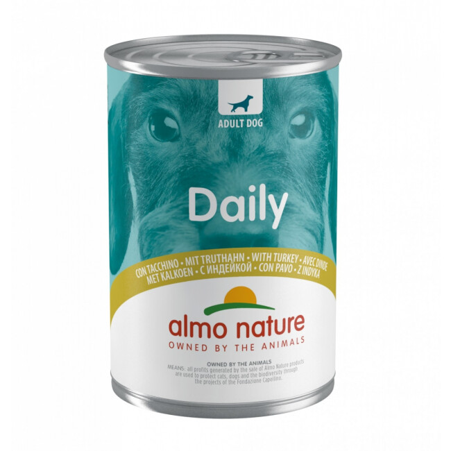 Boîtes de pâtée Almo Nature Daily Menu pour chien - Lot de 6 boîtes 400 g