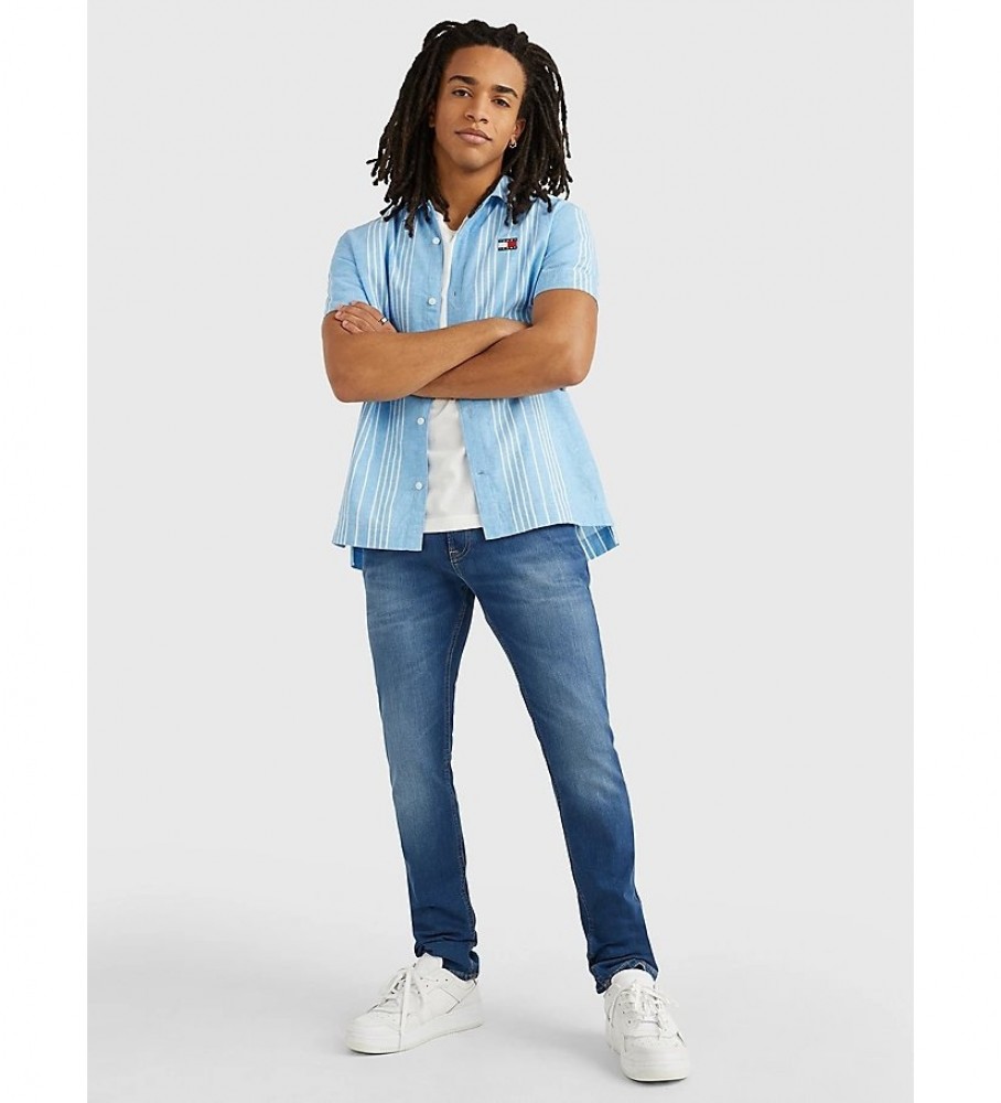 Calça jeans Tommy Jeans Scanton Slim Wmbs Azul