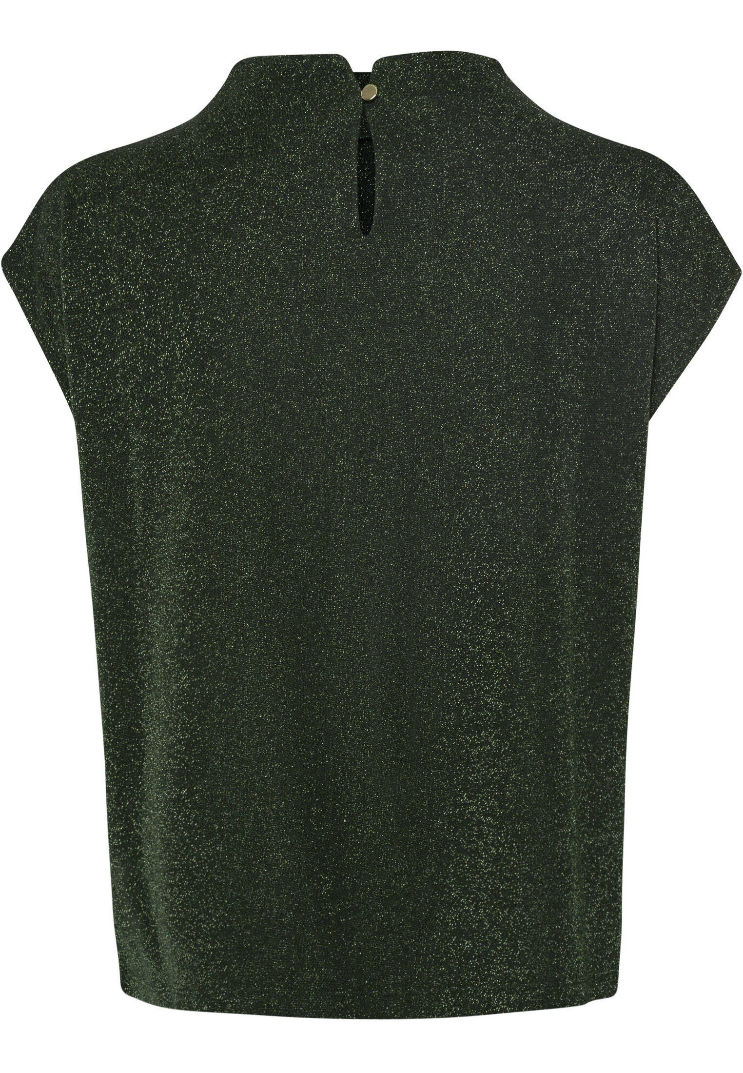 zero| Damen Glitzer Shirt mit Stehkragen