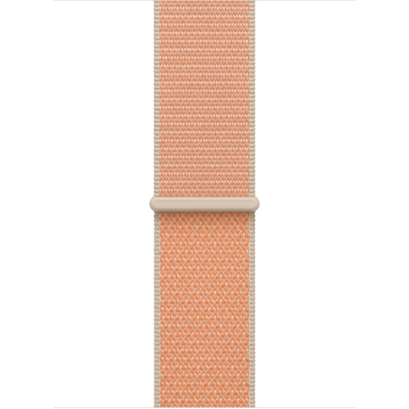 Apple MHYR4ZM/A accessoire intelligent à porter sur soi Bande Orange Polyester recyclé, Nylon recyclé, Recycled spandex