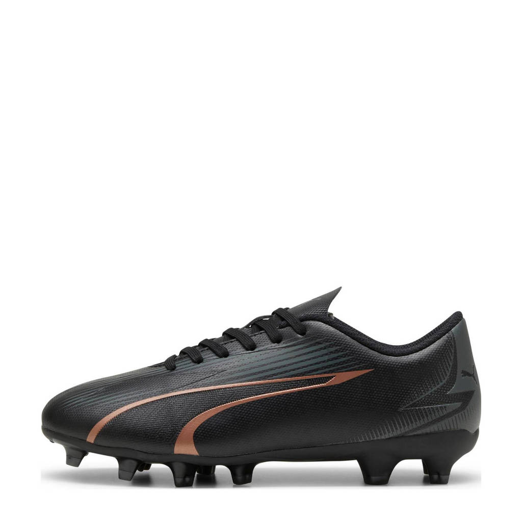 Puma Ultra Play FG/AG Junior voetbalschoenen zwart/koper
