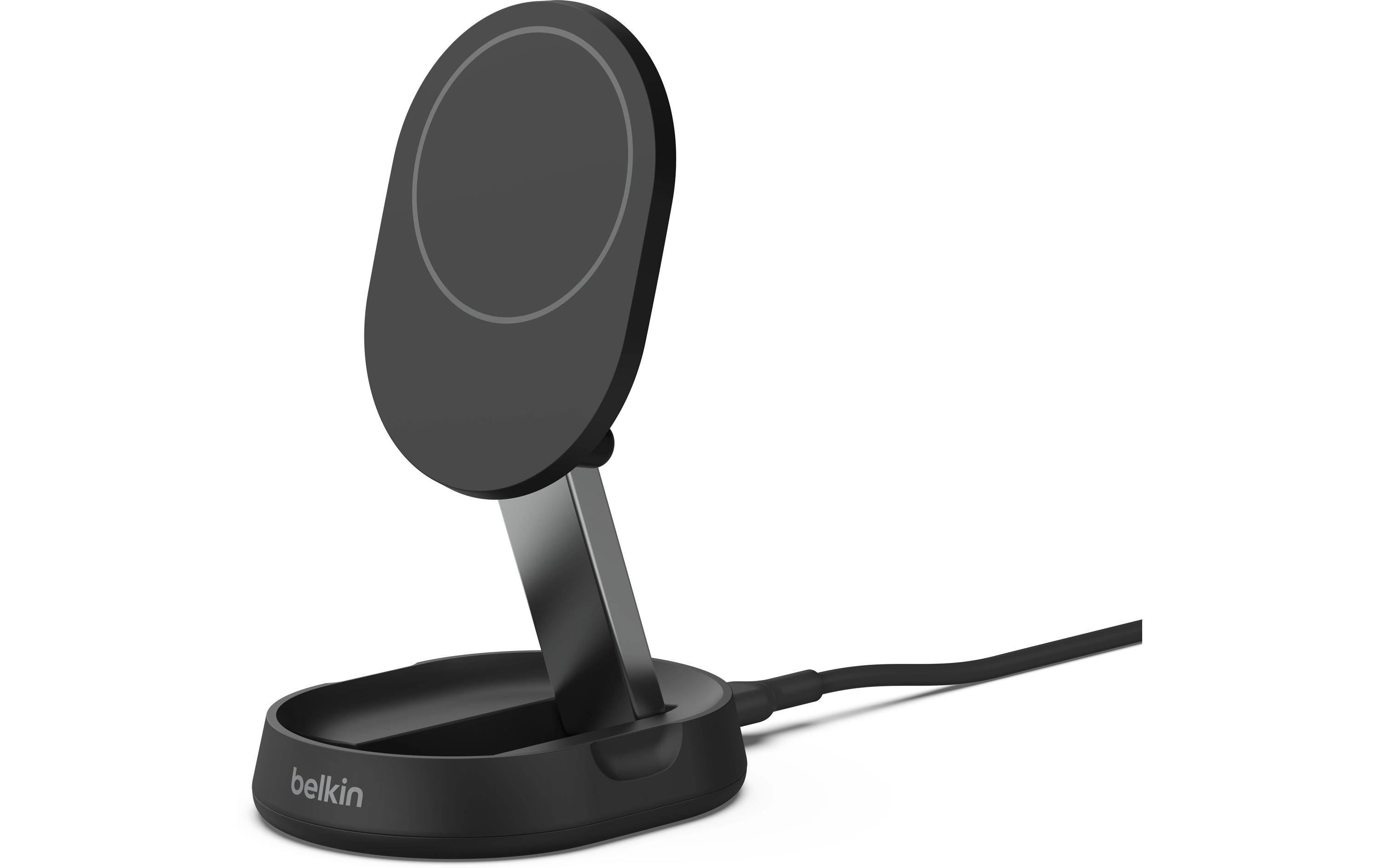Wireless Charger Boost Charge Pro Schwarz inkl. NetzteilVerstellbare kabellose magnetische Ladestation mit Qi2