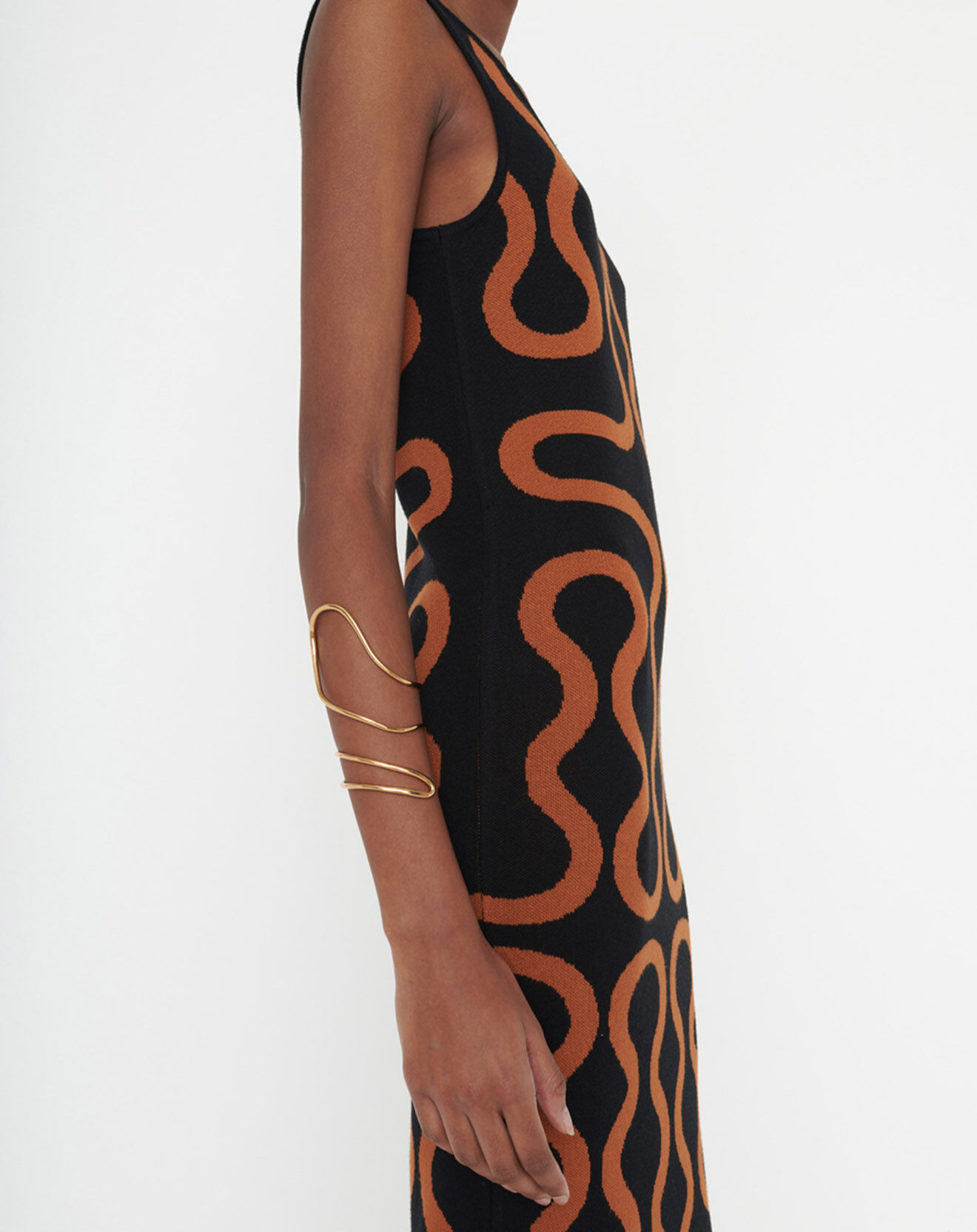 Zapa Robe Ridley imprimée noir/marron