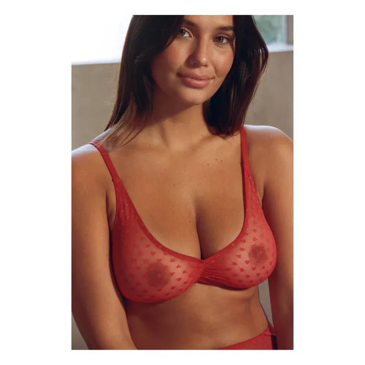 Nénés Soutien-Gorge Dana Mesh | Rouge