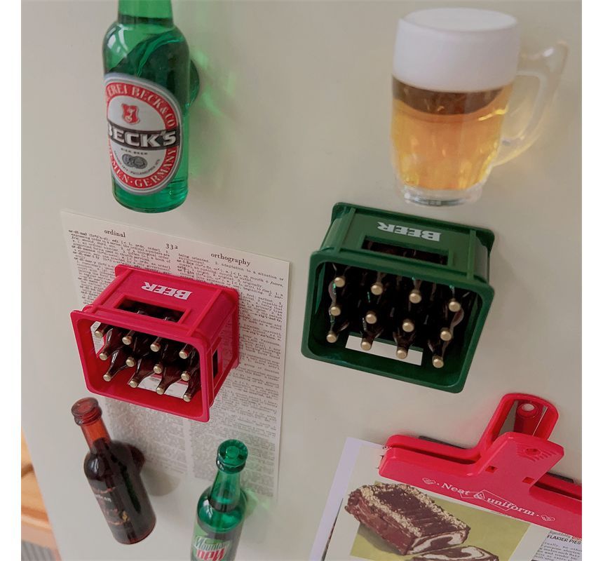 Indus - Bieropener koelkastmagneet (verschillende ontwerpen) / Set