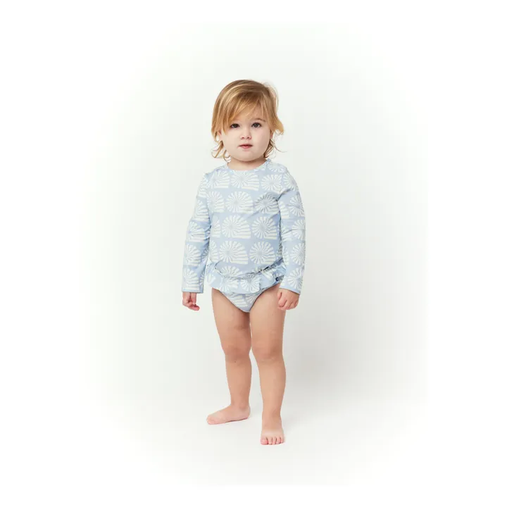 Bobo Choses Exclusivité Bobo Choses x Smallable - Culotte de Bain Coquillages | Bleu ciel