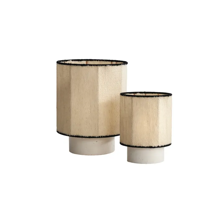 Maison de Vacances Lampe Kalé en grès | Blanc