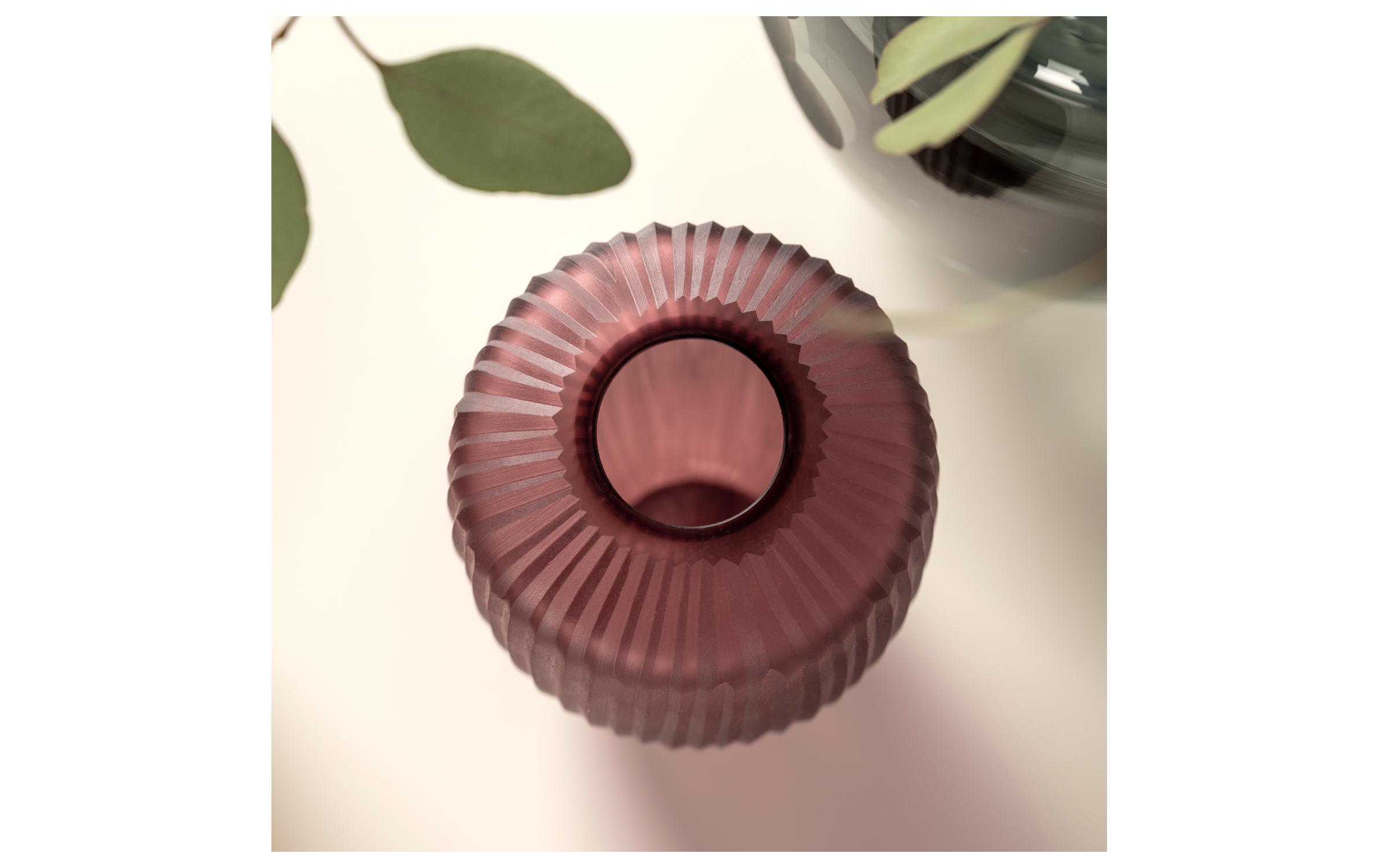 Vase Bellagio 16 cm, BerryHandgemachte Blumenvase